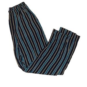 Brandy Melville Green & Black Stripped Pants